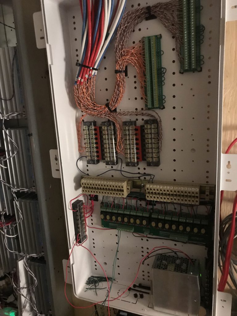 Custom designed relay system for 3rd party shade control
