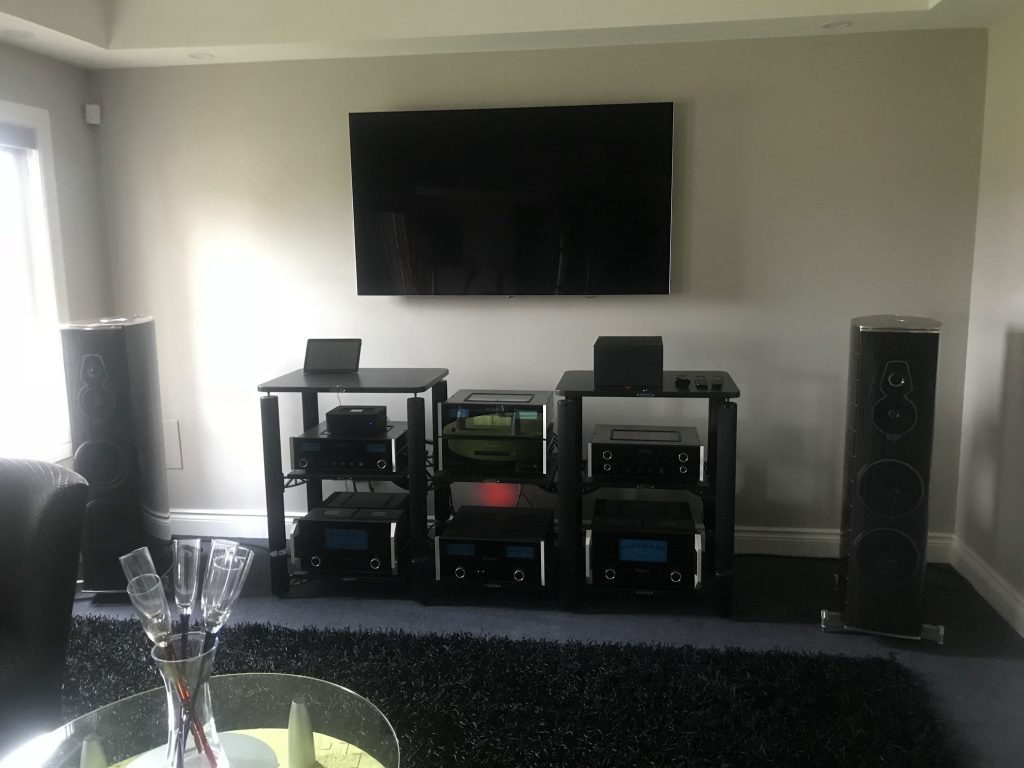 AV installation with Control4 system